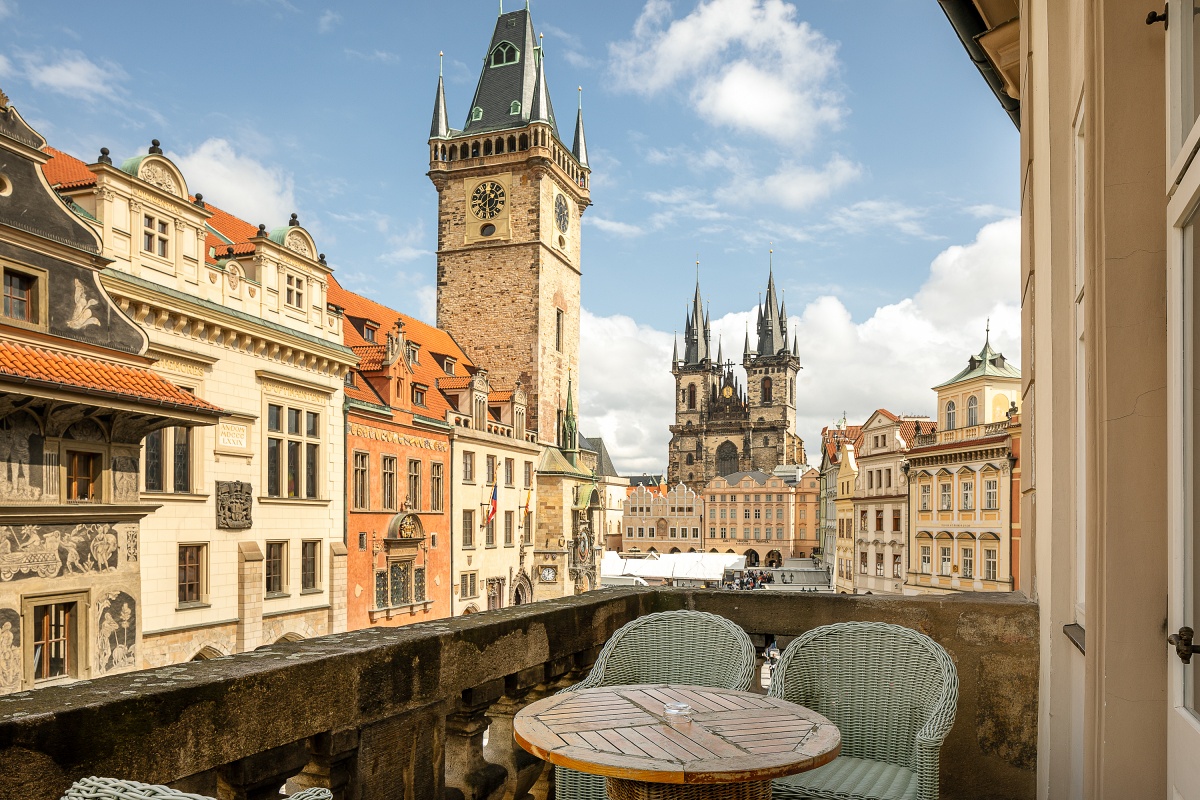 Velké apartmá s výhledem, Suite, Hotel u Prince, Praha centrum